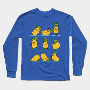 Pineapple Yoga Long Sleeve T-Shirt